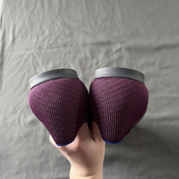 Rothy’s The Almond Loafer In Plum Twill - Picture 6 of 10